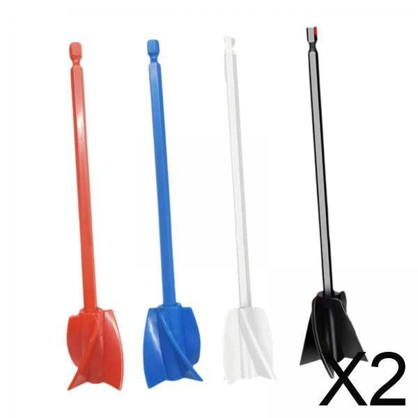 Paleta mezcladora de resina epoxi,Paleta mezcladora de resina epoxi Broca mezcladora en espiral,Accesorio para herramienta eléctrica Accesorio agitador de pintura,Taladro eléctrico Varilla