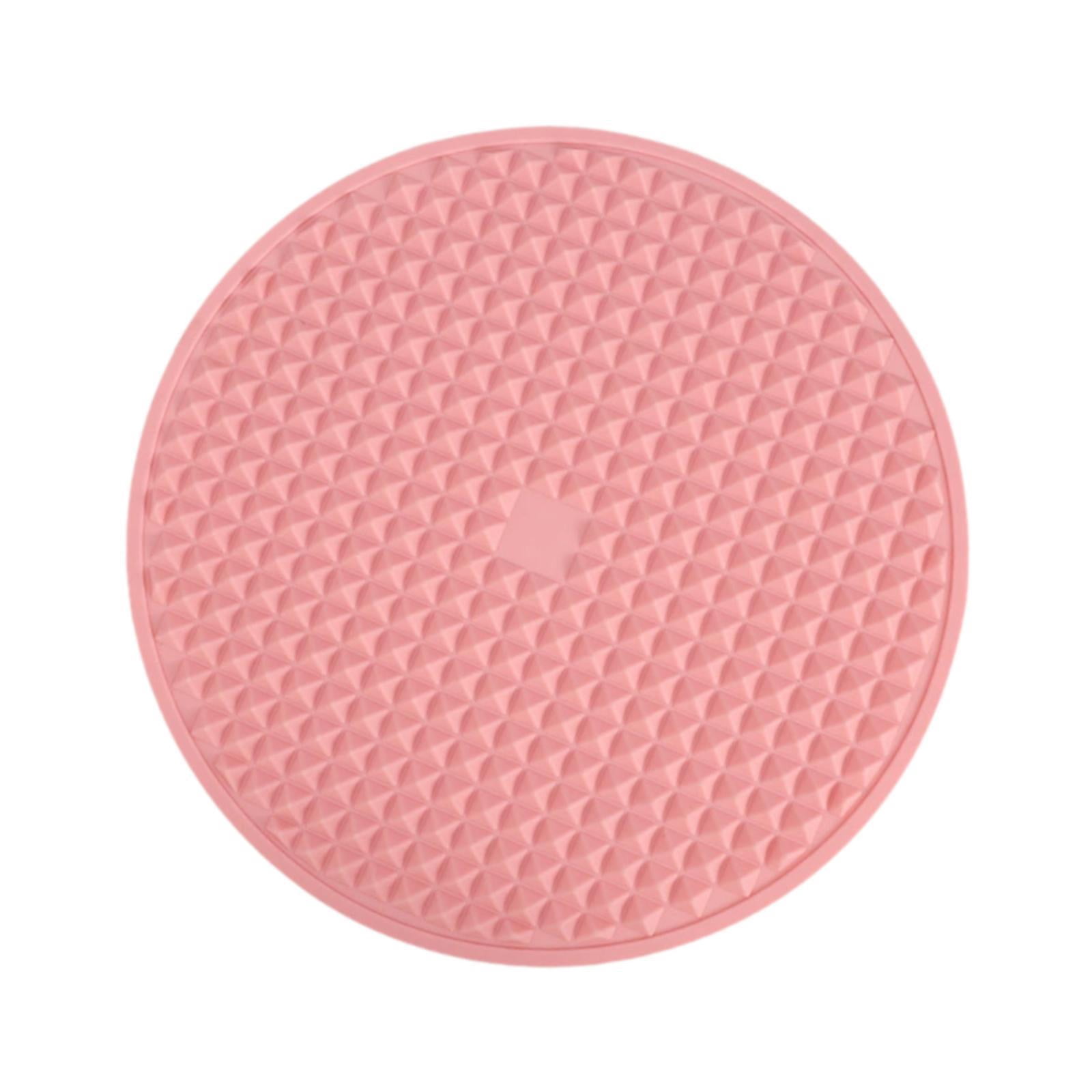 Serenable Acupressure Mat Foot Massage Folded Water Resistant Walk Massagers Massage Blanket for Household Living Room Office Travel Pink