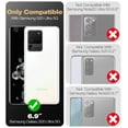 thumbnail image 3 of Dexnor Full Body Case for Samsung Galaxy S20 Ultra/6.9 inches, [Built in Screen Protector and Kickstand] Heavy Duty Military Grade Protection Shockproof Protective Cover for Galaxy S20 Ultra, Red, 3 of 6