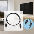 thumbnail image 6 of Digital Optical Audio Cable SPDIF Fiber Audio Cable 3.5mm Mini Plug Sturdy ABS Material for TV Systems, 6 of 9