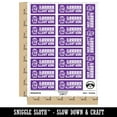 thumbnail image 2 of Brrr-illiant Brilliant Work Penguin Teacher Student School Sticker Set - Purple - Matte Finish - 2.00" Large, 2 of 7