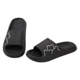 thumbnail image 4 of ibiyuan Slippers for Men Indoor Black Slides for Women Non Open Toe Sandals Women Dressy Soft Summer Shoes for Men for Indoor & Outdoor, 4 of 4