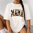 thumbnail image 4 of Mama Halloween Shirt, Spooky Mama Varsity Letter Graphic Tee, Ghost Pumpkin Fall Spooky Season Gift for Mom, Unisex, 4 of 10