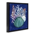 thumbnail image 3 of Stupell Industries Coastal Monterey Urchin & Coral Black Floating Frame Canvas Art, 18 x 18, by Paul Brent, 3 of 8