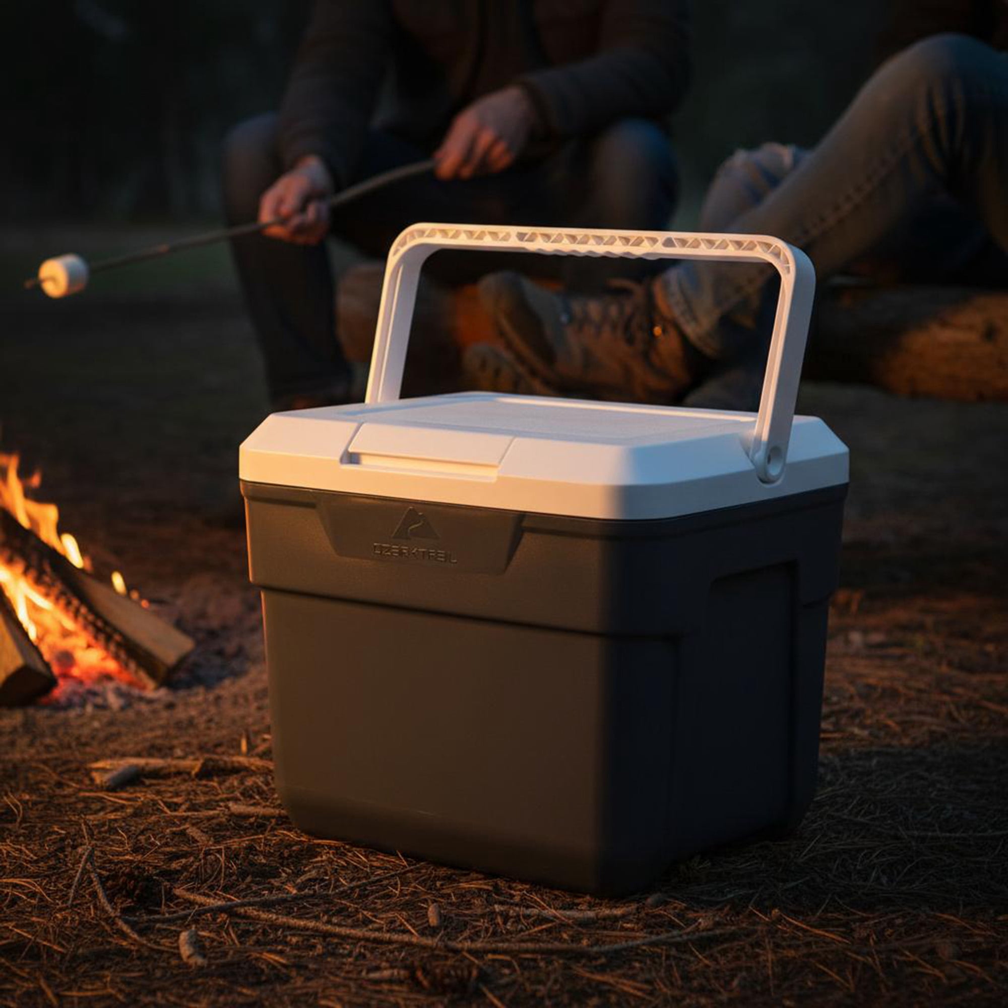Ozark Trail 10 qt 14-Can Hard-Sided Cooler, Gray