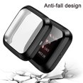 thumbnail image 4 of 2 piezas para caja de reloj fitbit versa2 - transparente + negro Adepaton 2033908-1, 4 of 9