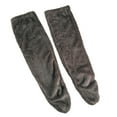 thumbnail image 4 of Calentador de piernas de felpa, calcetines hasta la para mujer, calcetines cómodos para dormir, medias de invierno, calcetines hasta el muslo Gris Yinane Calentadores de piernas de felpa, 4 of 8