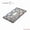 Small, variant on Decorative 2D Flat Printing Mirror Tile Pattern Light Switch Cover Plate for Country Bathroom Decor