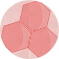 thumbnail image 1 of Ahgly Company Machine Washable Indoor Round Transitional Red Area Rugs, 5' Round, 1 of 7