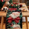 thumbnail image 4 of MMJ Table Cloth Christmas Flag Holiday Dining Table Runner Long Burlap Style Party Layout 13x72in, 4 of 5
