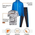 thumbnail image 2 of RBX Boys Sweatpants Set - 3 Piece Tricot Joggers T Shirt and Kids Sweatshirts Athletic Sets (8-12), 2 of 7