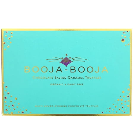 Booja Booja Chocolate Salted Caramel Truffles, Organic, Dairy Free, Vegan, 184g