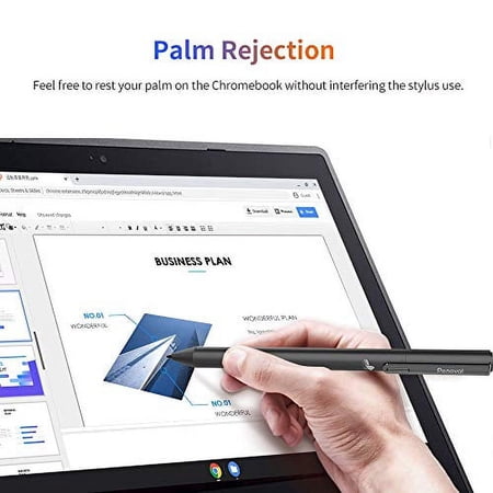 Penoval USI Stylus Pen for Chromebook with 4096 Levels Pressure for Lenovo chromebook Duet, ASUS chromebook C436, HP chromebook X360 12b, HP chromebook X360 14b?Including AAAA Battery & Spar