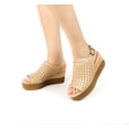 thumbnail image 4 of Sandalia Plataforma media Mujer Flexi Piel 103102 Beige Flexi Piel, 4 of 4