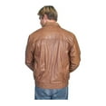 thumbnail image 3 of Scully Leather Mens Premium Lambskin Zip Front Jacket Cognac Soft 3X, 3 of 3