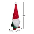 thumbnail image 4 of Good Tidings Gnome Santa Christmas Decoration Figurine, 50 Mini Lights, 35", 4 of 4