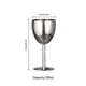 thumbnail image 5 of Matsuzay Copa de vino tinto de un solo nivel de acero inoxidable de gran capacidad, taza de fiesta, utensilios para beber jugo, herramientas para Bar, Utensilios de cocina No.03 Matsuzay HA010278-03, 5 of 6