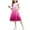 Hot Pink, variant on QNANSPI Summer Dress for Girls,Young Girls Maxi Dress,Short Sleeve Stretchy Dress A Line Twirly Skater School Recital Dress Short Sleeve Round Neck Dress