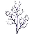 thumbnail image 6 of Vickerman 4' Black Twig Tree 48 Purple/Orange LED Lights., 6 of 8