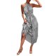 thumbnail image 5 of TRKIYQC Vestido de Verano para Mujer Floral/Estampado a Cuadros Atado Cuello Halter Espalda Abierta Suelto de una Pieza para Damas, S/M/L/XL TRKIYQC ocio, 5 of 9