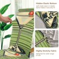 thumbnail image 5 of Yayeee 4 Pack Dining Chair Covers Stretch Parson Chairs Slipcovers Seat Protector, Red Martini, 5 of 6