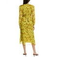 thumbnail image 2 of Joie womens  Kaz Silk Midi Dress, m, Yellow, 2 of 2