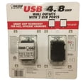 thumbnail image 4 of Feit Electric 2-Pack Tamper Resistant Wall Outlet 120V, with (2) USB Ports 4.8 amp, 4 of 4