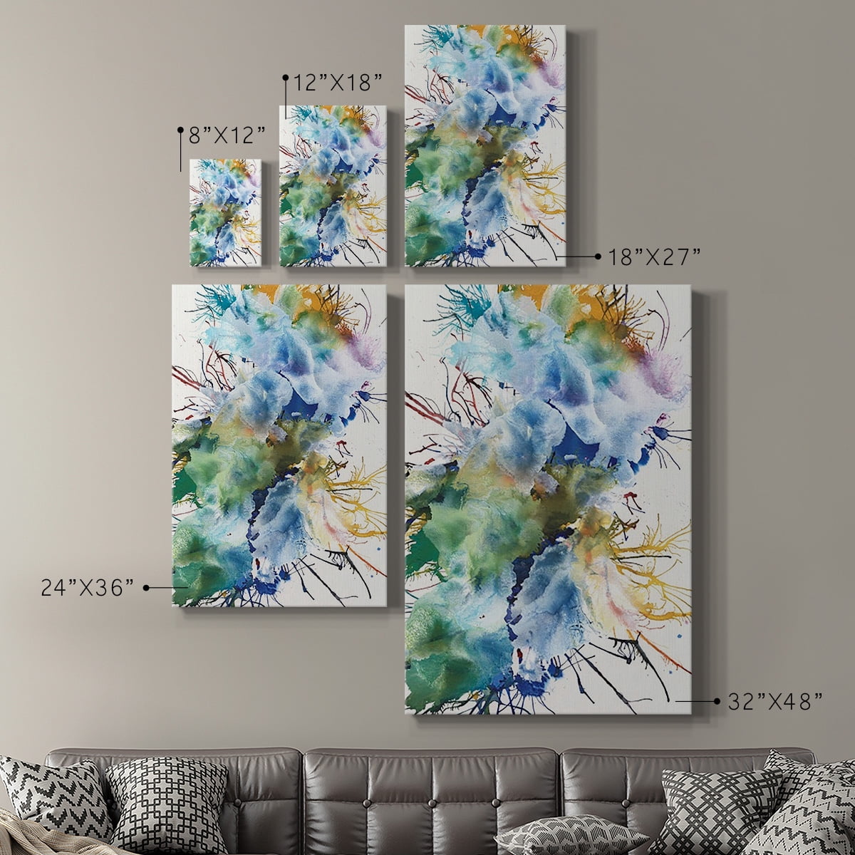 Like An Iris I Premium Gallery Wrapped Canvas - Ready to Hang