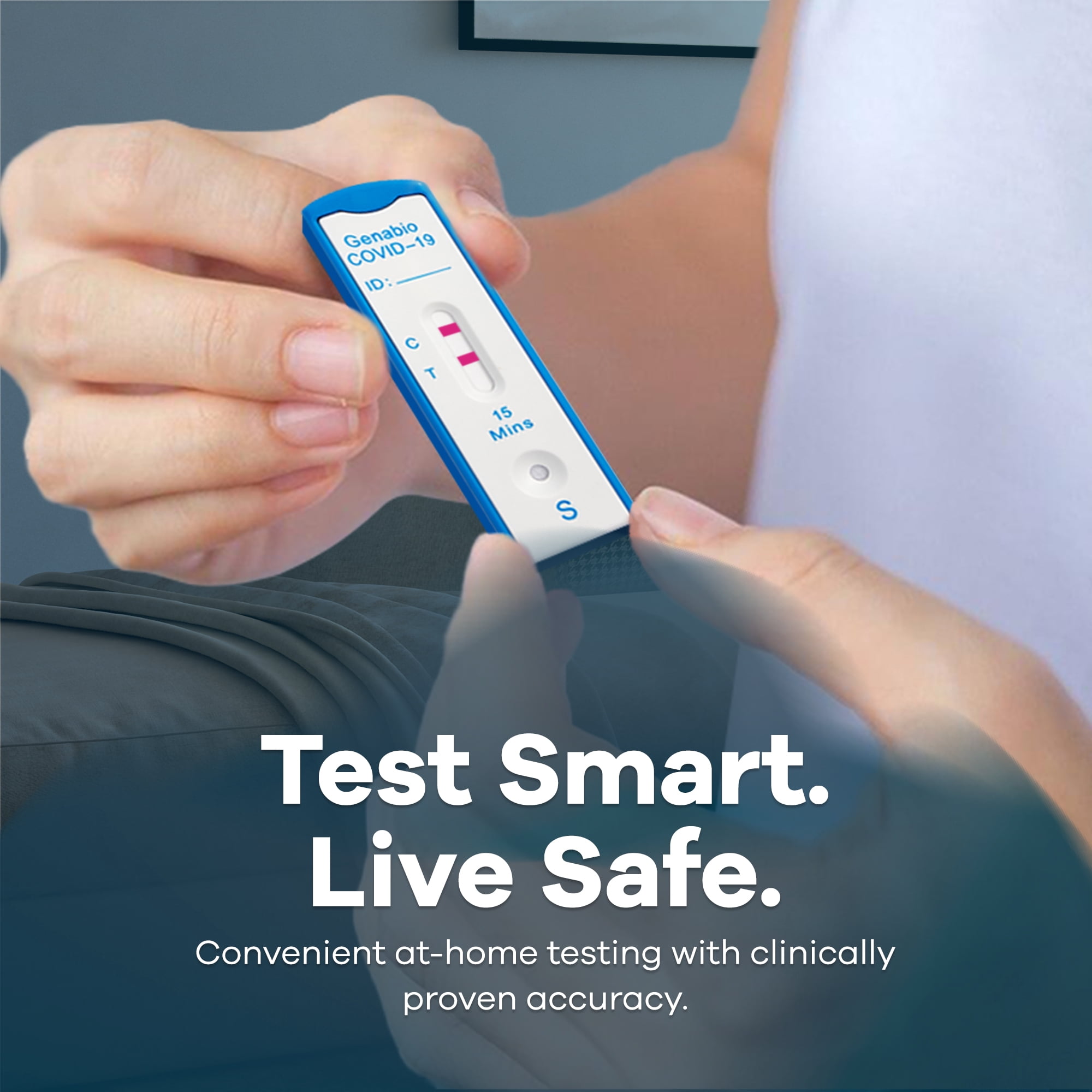 Genabio COVID-19 Rapid Home Test Kit , 2 Tests