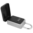 thumbnail image 1 of Key Box, Storage Key Box, 7.5x3.5x1.6inches Waterproof 4-Digit Combination For Homes Hotels, 1 of 8