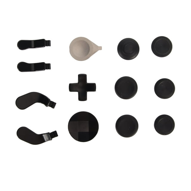 Metal Thumbsticks Joysticks Replacement Kit, Replacement Thumbsticks Kit With 4 Metal Back Buttons, Hard EVA Accessory Case, For Elite Series 2
