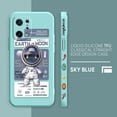 thumbnail image 3 of Funda para OPPO FIND X6 X3 REALME X7 X50 RENO 2 4Z 4 6 Lite 5Z 5F 4G 5G PRO Funda de silicona líquida divertido astronauta paseo espacial, 3 of 5