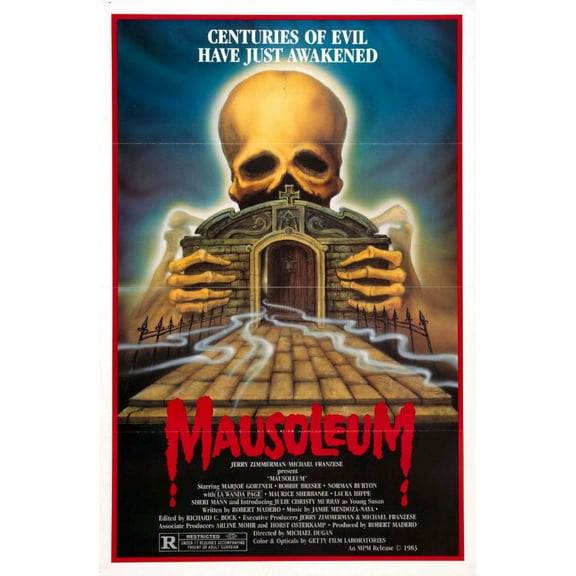 Mausoleum Movie Poster 11inx17in Mini Poster in Mail/storage/gift tube 11x17 poster