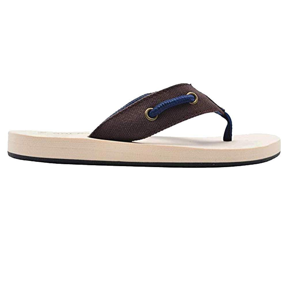 boys tan flip flops