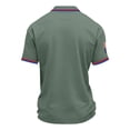 thumbnail image 4 of Hogleaql 250th Anniversary Usa Polo Shirt for Men Short Sleeve Collar 4th Of July Button T-Shirt 250th Anniversary Usa Patriotic Fashion Blouse Light Green M, 4 of 6