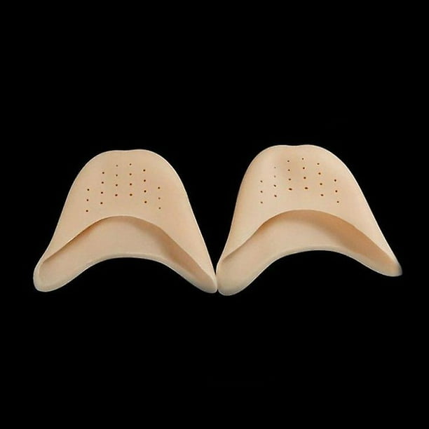 6 protectores para dedos de los pies para mujer, bolsas de silicona para los dedos, almohadillas de gel, protectores para zapatos de punta, orificio para calcetín de gel para el metatarsiano de la bo
