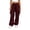 Wine_06, variant on Axiiglly Cargo Pants for Women, Casual Drawstring Elastic Waist Black Work Pants with Multi Pockets, Baggy Stretchy Straight Leg Hiking Streetwear, XXS-2XL
