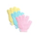 thumbnail image 1 of wonima11 Exfoliating Gloves - 3 Pair Face and Body Exfoliating Glove - Shower Bath and Spa Accessories - Deep Clean, Dead Skin Remover, Size 3 Pair, Pink/Yellow/Blue, 1 of 1