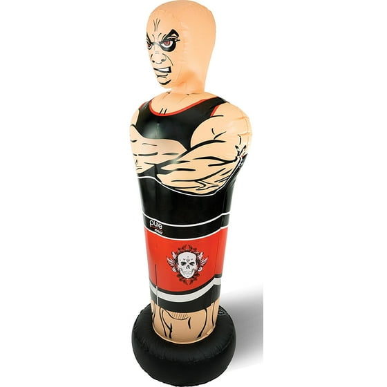Inflatable Free Standing Tough Guy Punching Bag With Bounce Back Base Youth Ages 6 That Promotes Exercise In Children While