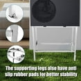 PWTOOL AC Condenser Stand Floor Adjustable AC Heat Pump Stand in Steel
