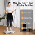 MERACH Vibration Plate Exercise Machine, Lymphatic Drainage Machine