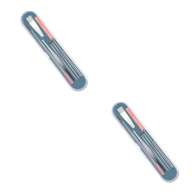 mmirethe 6 Pcs/kit Dissolvant de Cérumen Poignée Cure-Oreilles Cure-Oreilles avec Brosse de Nettoyage 6 Pcs 2Ensemble