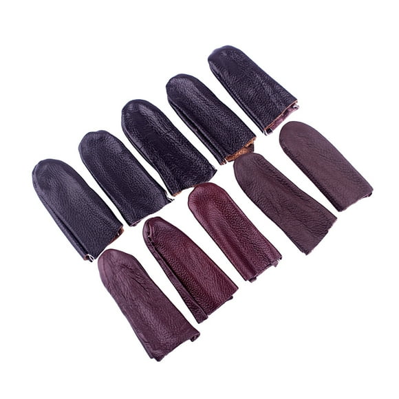 Leather Finger Protectors for Healing Cuts and Bruises with High Quality and Reusable Design Assorted Color
