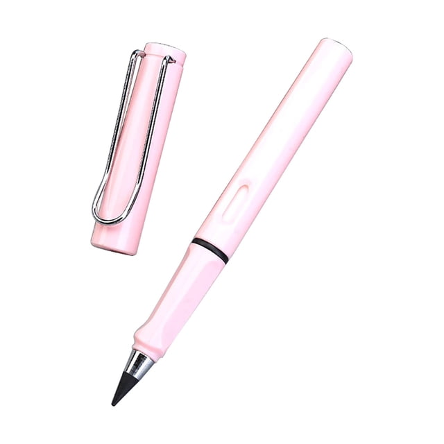 Agiferg Grip Posture Correction Design Pencil Without Ink, Old Undead Pen, Creative Metal Pen