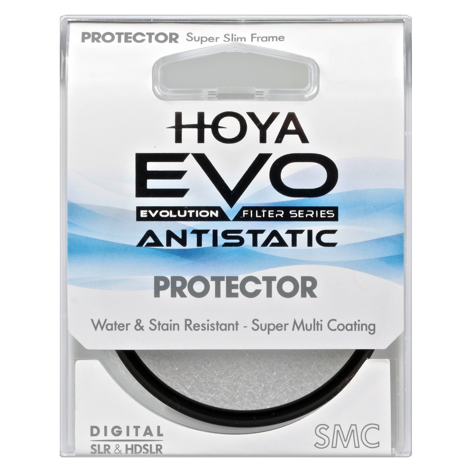 Low-Profile Filter Frame 62mm Hoya Evo Antistatic Protector Filter Dust/Stain/Water Repellent