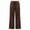 Coffee, variant on WWC Womens Elastic Waist Pants, Sequin Casual Pants for Women, Solid Color Lounge Pants with Pockets S-XXL