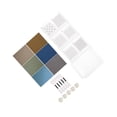 thumbnail image 3 of Ruiboury Sashiko Coaster Kit Embroidery Starter Kit for C Quilting Art Set Craft Set A, 3 of 6