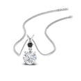 thumbnail image 2 of 2 Stone Round Solitaire Diamond Pendant - Fascinating Diamonds, 2 of 74