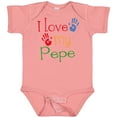 thumbnail image 3 of Inktastic Pepe Grandkids Handprints Boys or Girls Baby Bodysuit, 3 of 5