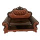 thumbnail image 1 of Sofá en miniatura, mini sillón, sofá, juego de simulación, accesorios de bricolaje, muebles en miniatura para habitación respaldo marrón, 1 of 9